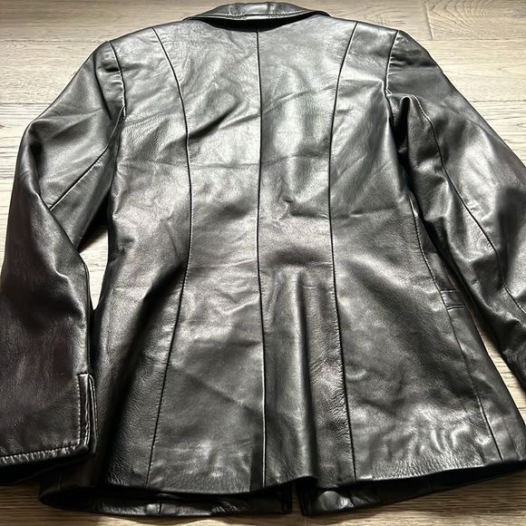 🔥DANIER🔥 | Black leather bomber jacket - Picture 10 of 13